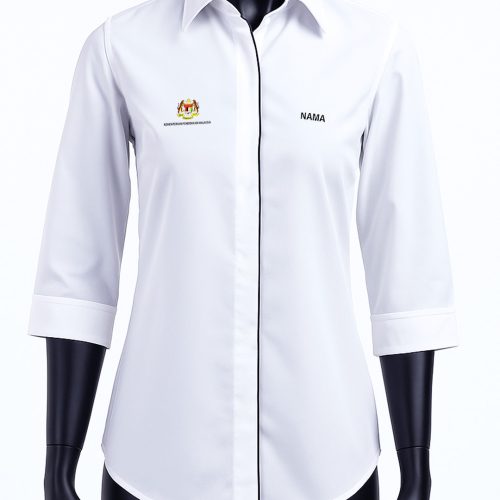 Baju Korporat Kementerian Pendidikan Malaysia Readystock Wanita 3/4 Sleeve