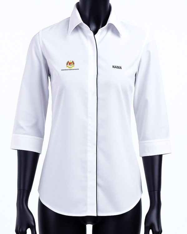 Baju Korporat Kementerian Pendidikan Malaysia Readystock Wanita 3/4 Sleeve
